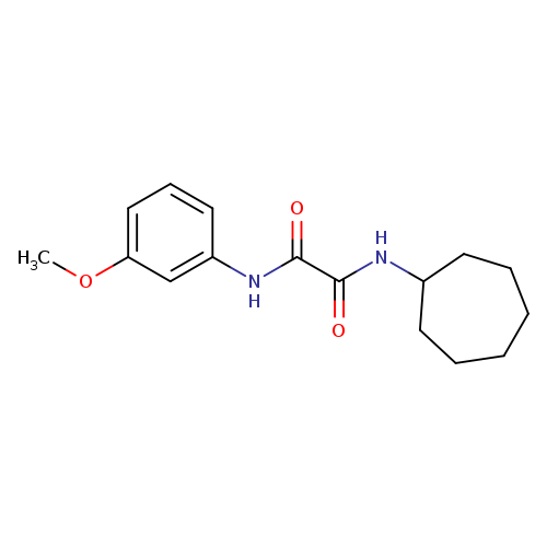 N'-cycloheptyl-N-(3-methoxyphenyl)ethanediamide