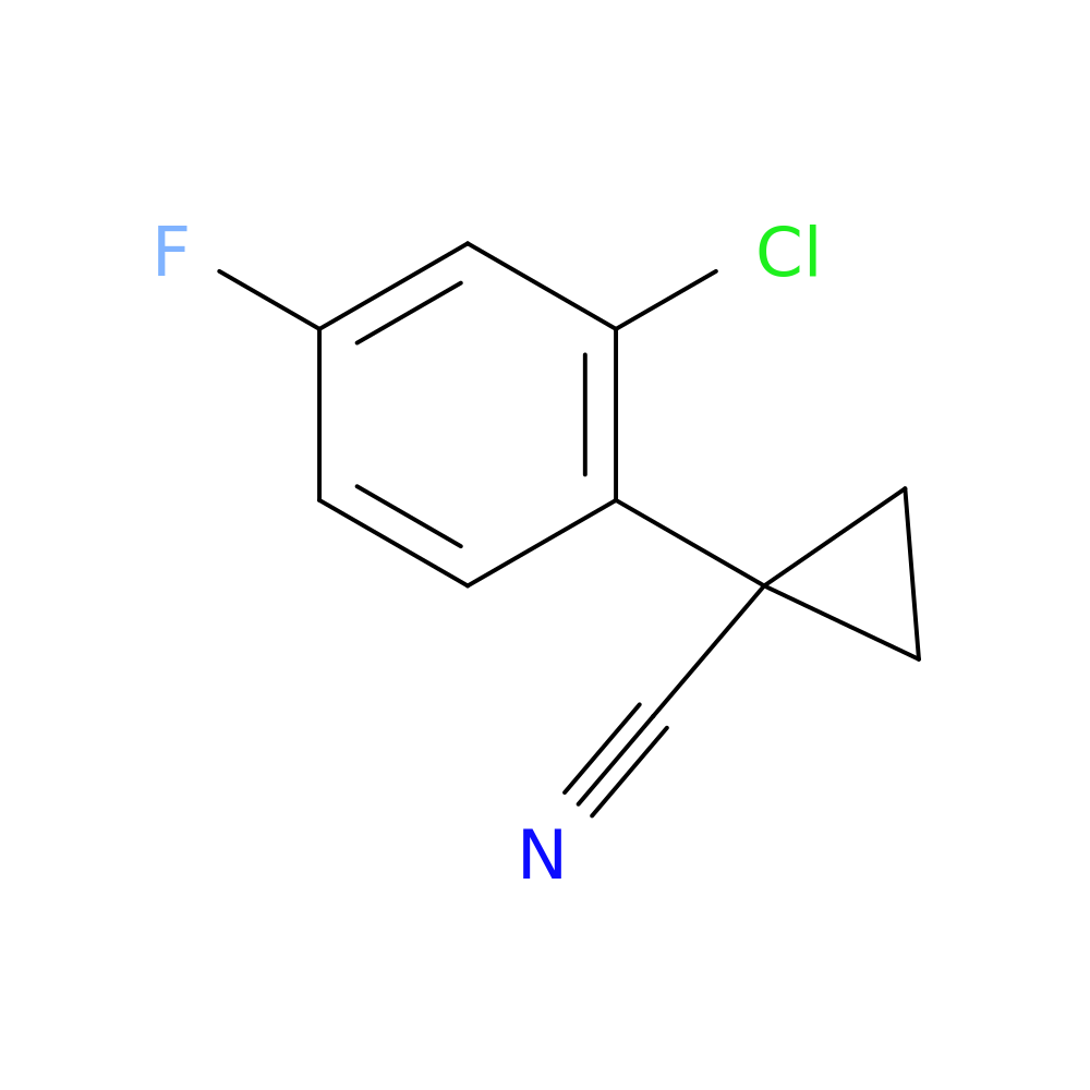 1-(2-Chloro-4-fluorophenyl)cyclopropanecarbonitrile