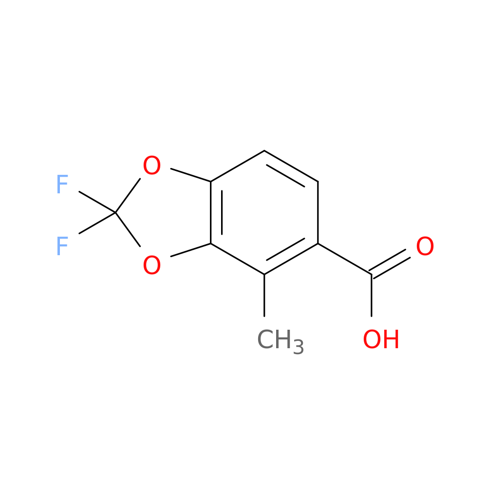 2,2-difluoro-4-methyl-1,3-dioxaindane-5-carboxylic acid