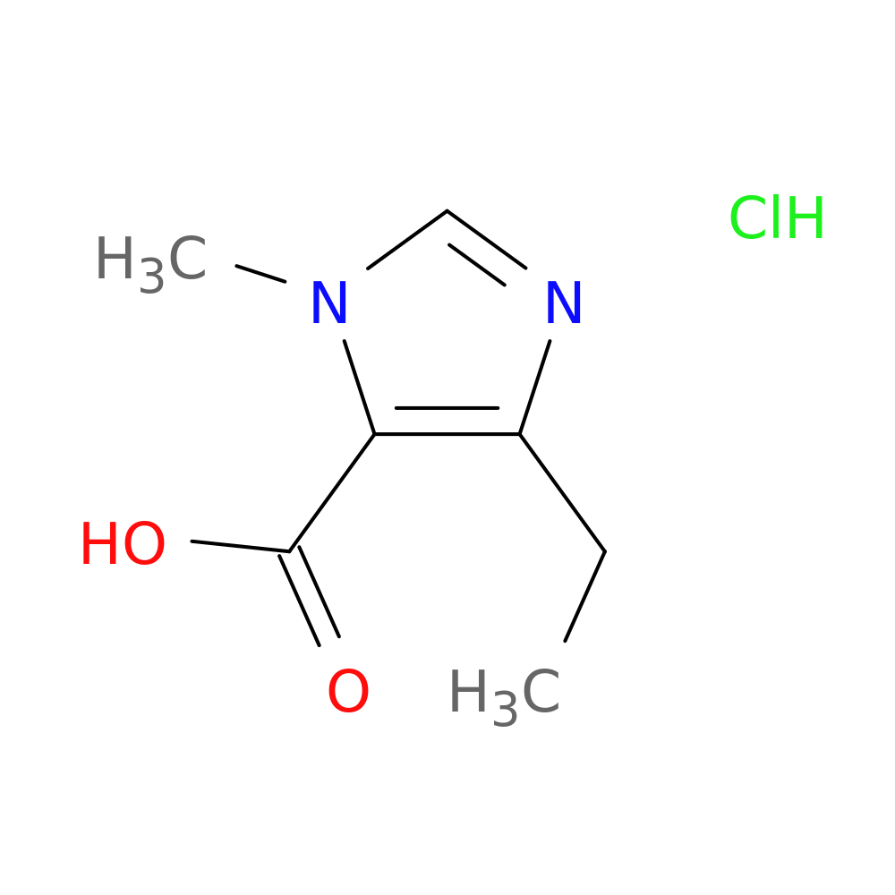 4-ethyl-1-methyl-1H-imidazole-5-carboxylic acid hydrochloride