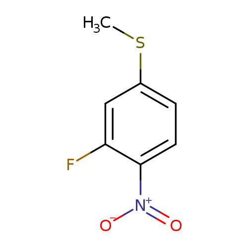 Benzene, 2-fluoro-4-(methylthio)-1-nitro-