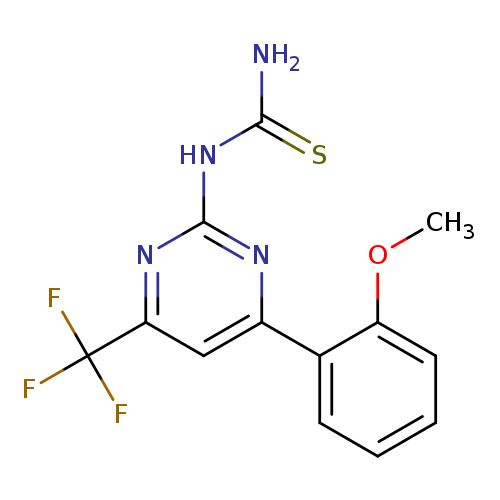 Thiourea, N-[4-(2-methoxyphenyl)-6-(trifluoromethyl)-2-pyrimidinyl]-