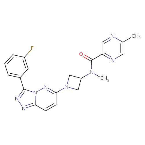 N-{1-[3-(3-fluorophenyl)-[1,2,4]triazolo[4,3-b]pyridazin-6-yl]azetidin-3-yl}-N,5-dimethylpyrazine-2-carboxamide