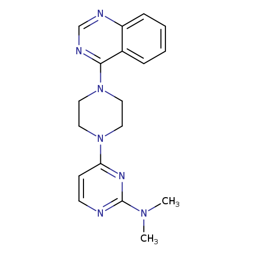 N,N-dimethyl-4-[4-(quinazolin-4-yl)piperazin-1-yl]pyrimidin-2-amine