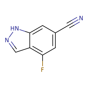 1H-​Indazole-​6-​carbonitrile, 4-​fluoro-