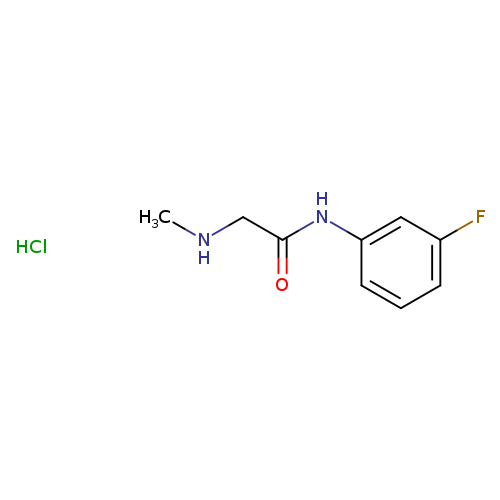 N-(3-fluorophenyl)-2-(methylamino)acetamide hydrochloride