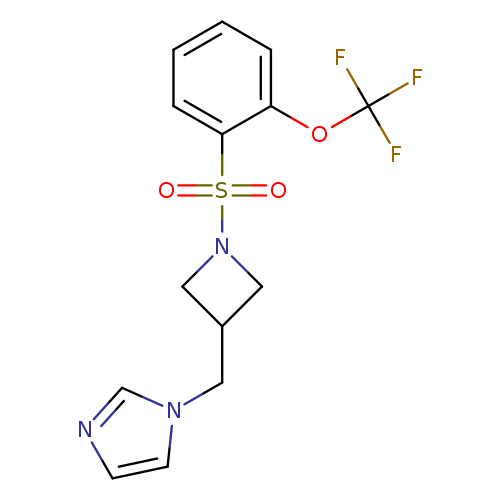 1-({1-[2-(trifluoromethoxy)benzenesulfonyl]azetidin-3-yl}methyl)-1H-imidazole