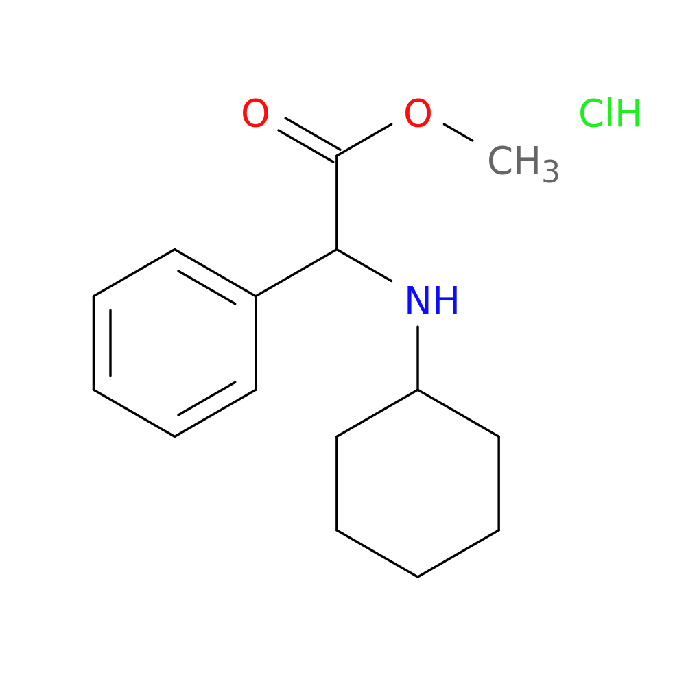 Methyl (cyclohexylamino)(phenyl)acetate hydrochloride
