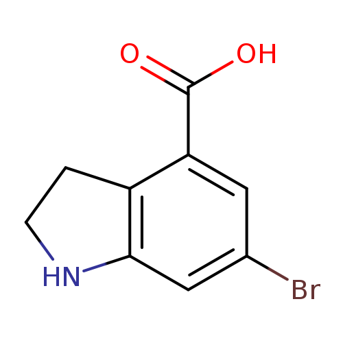 6-bromo-2,3-dihydro-1H-indole-4-carboxylicacid