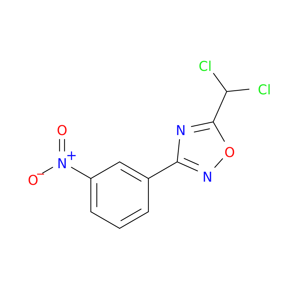5-(Dichloromethyl)-3-(3-nitrophenyl)-1,2,4-oxadiazole