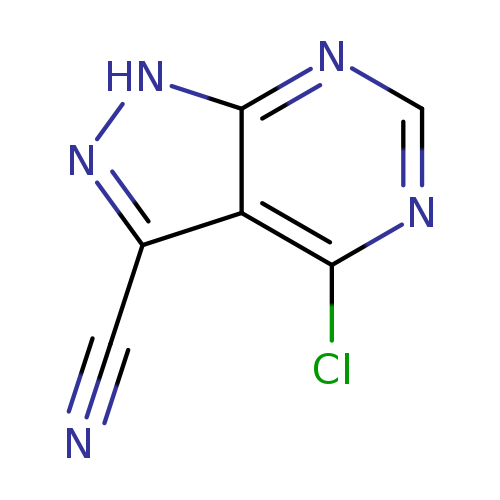 4-Chloro-1H-pyrazolo[3,4-d]pyrimidine-3-carbonitrile