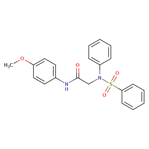 N-(4-methoxyphenyl)-2-(N-phenylbenzenesulfonamido)acetamide