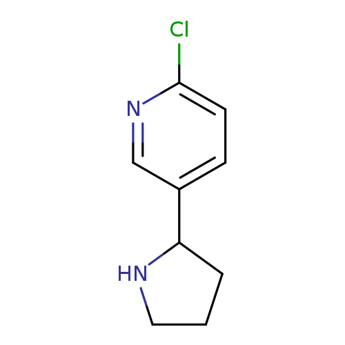 2-Chloro-5-(pyrrolidin-2-yl)pyridine