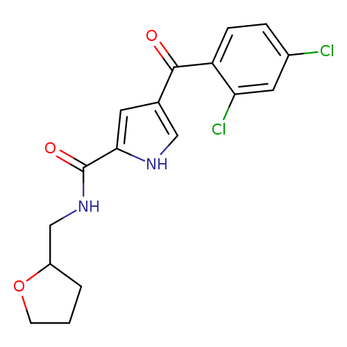 4-(2,4-dichlorobenzoyl)-N-[(oxolan-2-yl)methyl]-1H-pyrrole-2-carboxamide