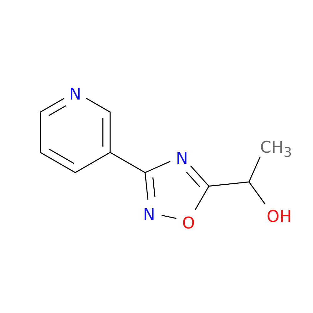 1-[3-(pyridin-3-yl)-1,2,4-oxadiazol-5-yl]ethan-1-ol