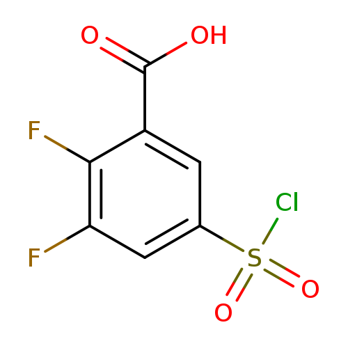 5-(chlorosulfonyl)-2,3-difluorobenzoic acid