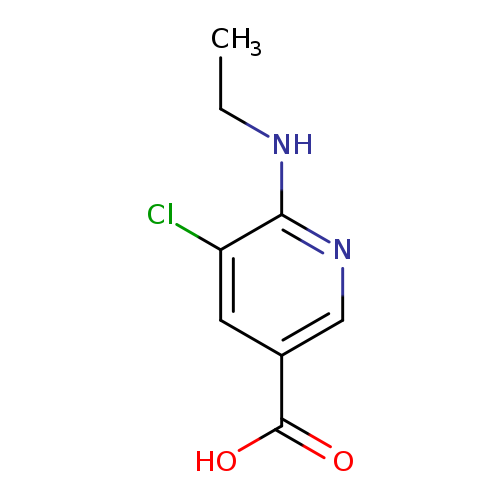 5-chloro-6-(ethylamino)pyridine-3-carboxylic acid
