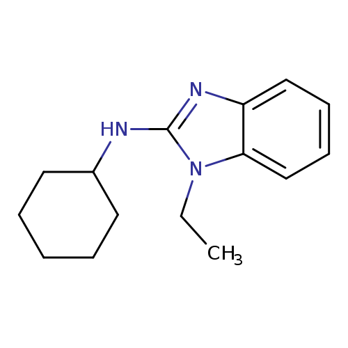 N-cyclohexyl-N-(1-ethyl-1H-benzimidazol-2-yl)amine