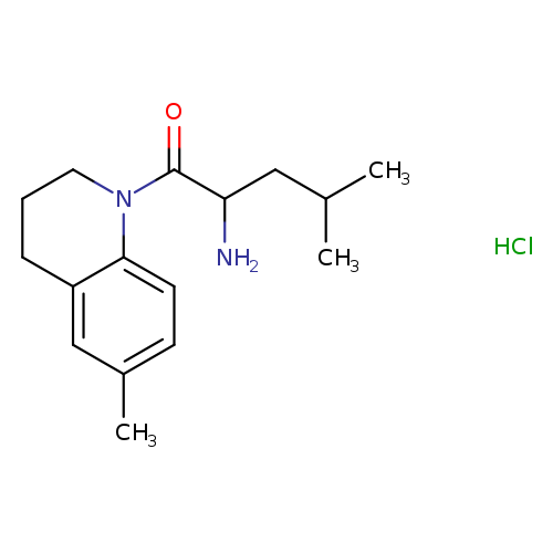 2-amino-4-methyl-1-(6-methyl-1,2,3,4-tetrahydroquinolin-1-yl)pentan-1-one hydrochloride