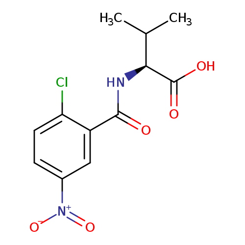 (2S)-2-[(2-chloro-5-nitrophenyl)formamido]-3-methylbutanoic acid