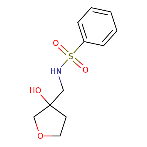 N-[(3-hydroxyoxolan-3-yl)methyl]benzenesulfonamide