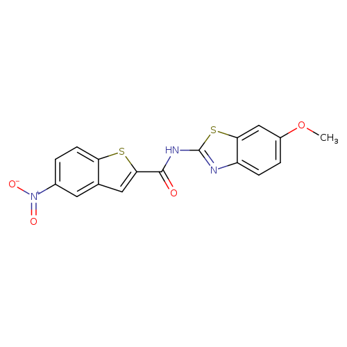 N-(6-methoxy-1,3-benzothiazol-2-yl)-5-nitro-1-benzothiophene-2-carboxamide