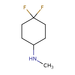 4,4-difluoro-N-methylcyclohexan-1-amine