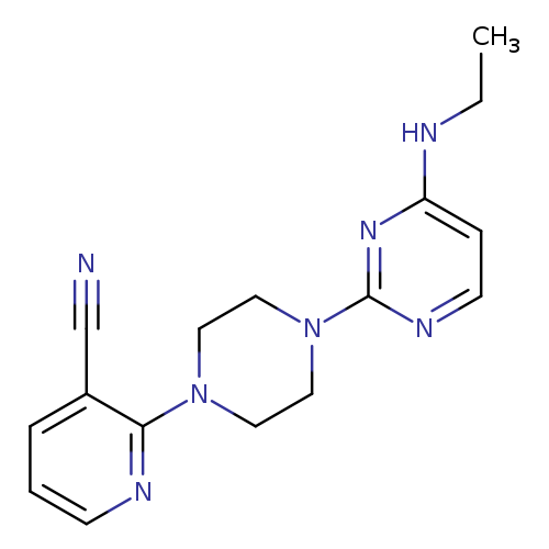 2-{4-[4-(ethylamino)pyrimidin-2-yl]piperazin-1-yl}pyridine-3-carbonitrile