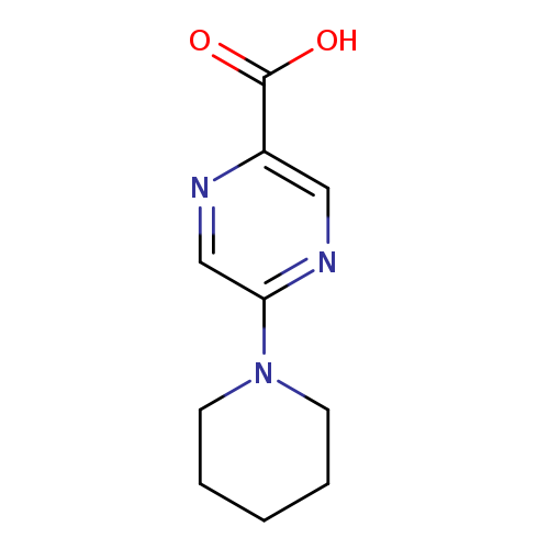 5-(1-Piperidinyl)-2-pyrazinecarboxylic acid