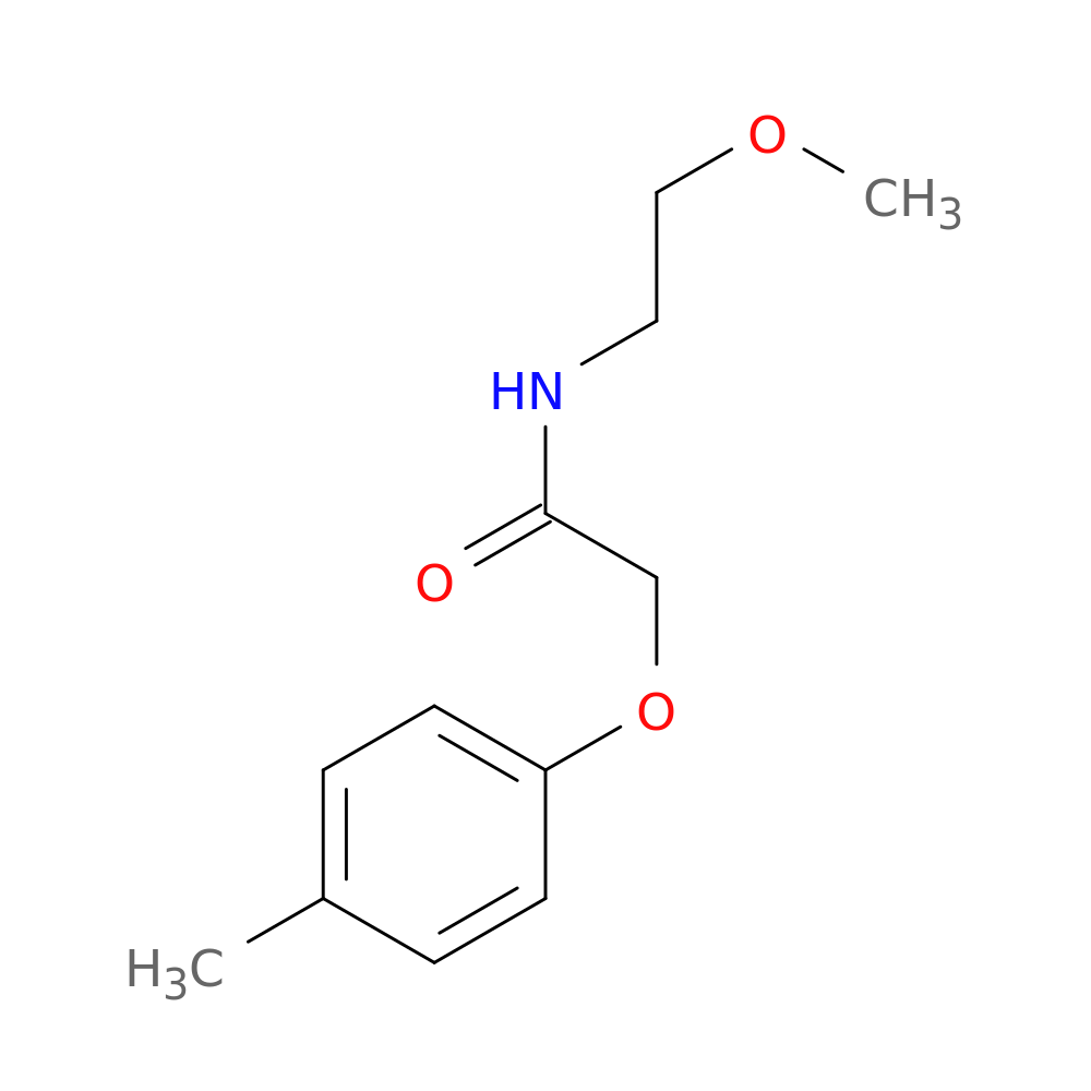 N-(2-methoxyethyl)-2-(4-methylphenoxy)acetamide
