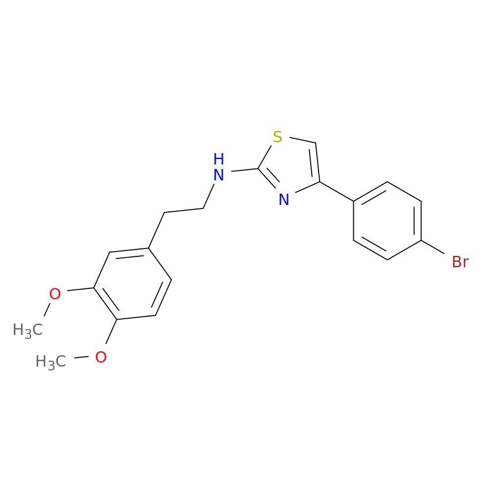[4-(4-Bromo-phenyl)-thiazol-2-yl]-[2-(3,4-dimethoxy-phenyl)-ethyl]-amine