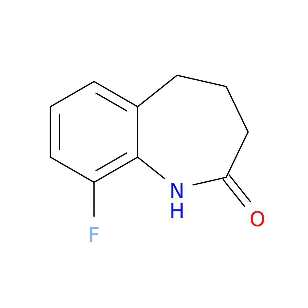 9-Fluoro-4，5-dihydro-1H-benzo[b]azepin-2(3H)-one