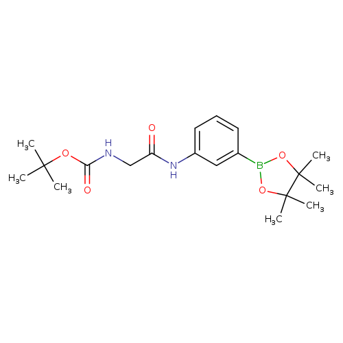 tert-butyl N-({[3-(4,4,5,5-tetramethyl-1,3,2-dioxaborolan-2-yl)phenyl]carbamoyl}methyl)carbamate
