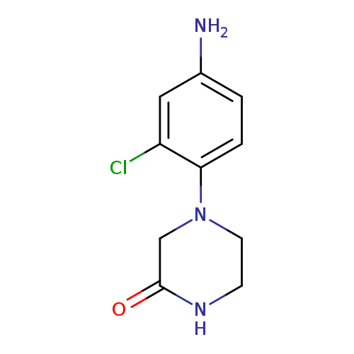 4-(4-Amino-2-chlorophenyl)-2-piperazinone