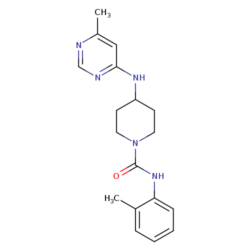 N-(2-methylphenyl)-4-[(6-methylpyrimidin-4-yl)amino]piperidine-1-carboxamide