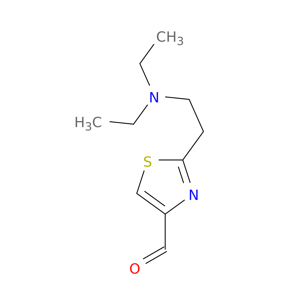 2-[2-(diethylamino)ethyl]-1,3-thiazole-4-carbaldehyde