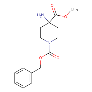 1,4-Piperidinedicarboxylic acid, 4-aMino-, 4-Methyl 1-(phenylMethyl) ester