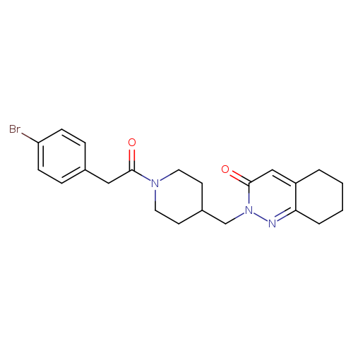 2-({1-[2-(4-bromophenyl)acetyl]piperidin-4-yl}methyl)-2,3,5,6,7,8-hexahydrocinnolin-3-one