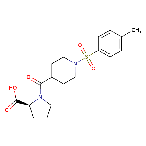 (S)-1-(1-tosylpiperidine-4-carbonyl)pyrrolidine-2-carboxylic acid