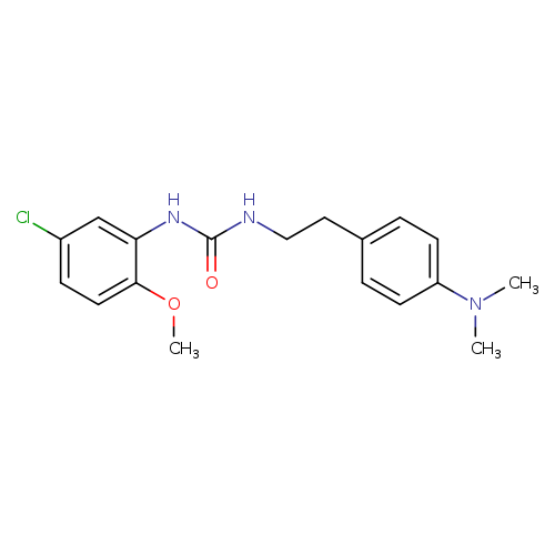3-(5-chloro-2-methoxyphenyl)-1-{2-[4-(dimethylamino)phenyl]ethyl}urea
