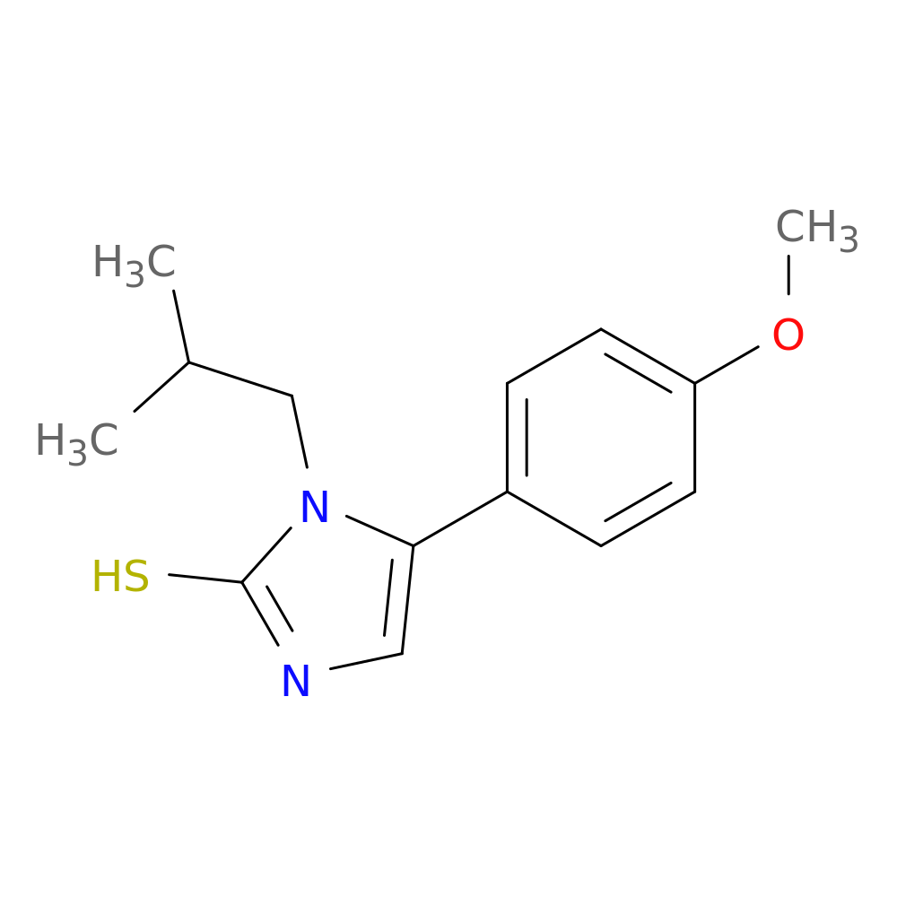 1-Isobutyl-5-(4-methoxyphenyl)-1,3-dihydro-2H-imidazole-2-thione