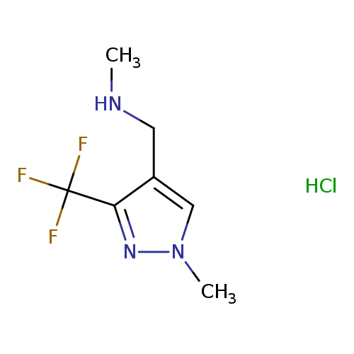 methyl({[1-methyl-3-(trifluoromethyl)-1H-pyrazol-4-yl]methyl})amine hydrochloride