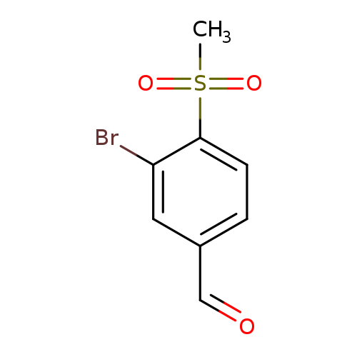 3-Bromo-4-(methylsulfonyl)benzaldehyde