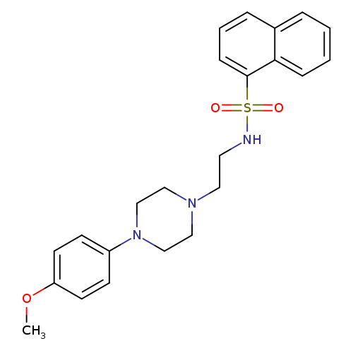 N-{2-[4-(4-methoxyphenyl)piperazin-1-yl]ethyl}naphthalene-1-sulfonamide