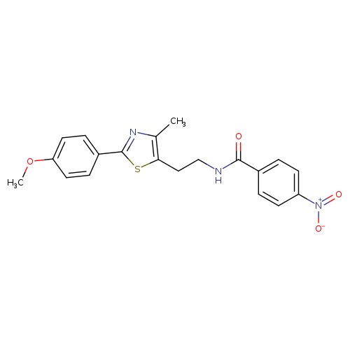 N-{2-[2-(4-methoxyphenyl)-4-methyl-1,3-thiazol-5-yl]ethyl}-4-nitrobenzamide