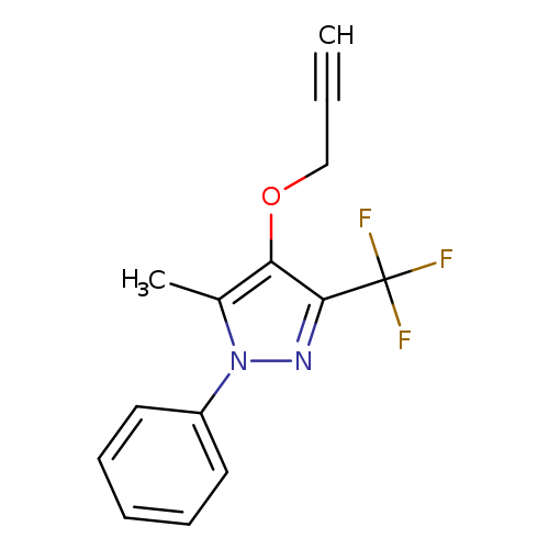 5-methyl-1-phenyl-4-(prop-2-yn-1-yloxy)-3-(trifluoromethyl)-1H-pyrazole