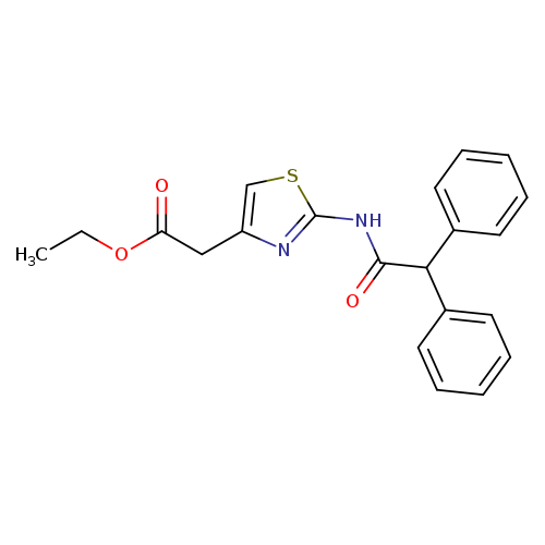 ethyl 2-[2-(2,2-diphenylacetamido)-1,3-thiazol-4-yl]acetate