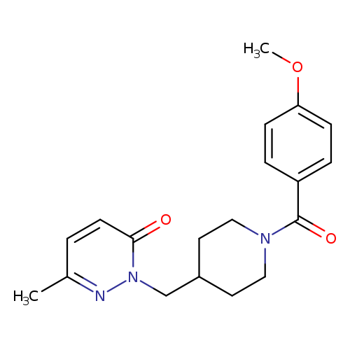 2-{[1-(4-methoxybenzoyl)piperidin-4-yl]methyl}-6-methyl-2,3-dihydropyridazin-3-one