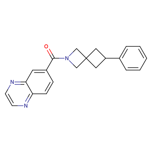 6-{6-phenyl-2-azaspiro[3.3]heptane-2-carbonyl}quinoxaline