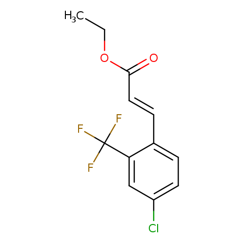 (E)-ethyl 3-(4-chloro-2-(trifluoromethyl)phenyl)acrylate